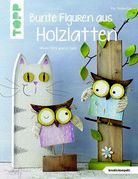 Bunte Figuren aus Holzlatten