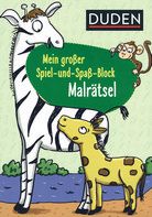 Mein großer Spiel-und-Spaß-Block Malrätsel - Duden