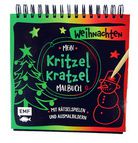 Mein Kritzel Kratzel Malbuch - Weihnachten - Mit Rätselspielen und Ausmalbildern