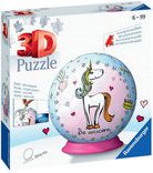 Puzzle-Ball Einhorn - Ravensburger 3D-Puzzle - 72 Teile von 6 - 99 Jahren