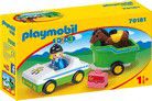 PLAYMOBIL® PKW mit Pferdeanhänger  - Playmobil 1.2.3