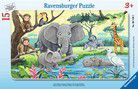 Puzzle - Tiere Afrikas - 15 Teile