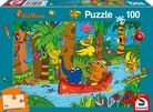 Puzzle - Die Maus: Im Dschungel, 100 Teile