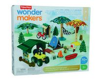 Campingplatz mit Holzspielzeug selbst gestalten - über 70 Teile - Wonder Makers von Fisher-Price