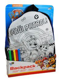 Rucksack zum Anmalen - Paw Patrol