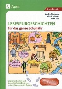 Lesespurgeschichten für das ganze Schuljahr