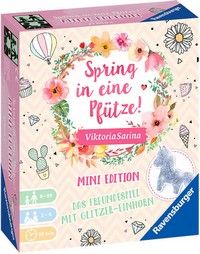 Spring in eine Pfütze! -  Das Freundespiel mit Glitzer-Einhorn - Mini Edition