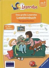 Tiergeschichten - Das große Leserabe Leselernbuch - Mit Abc-Stickern