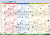 Der Schuljahres-Wandkalender 2024/2025 - A1