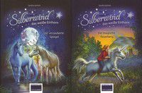 Silberwind, das weiße Einhorn im 2er-Set