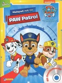 PAW Patrol Kindergartenheft: Malspaß mit CD