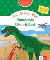 Spannende Dino-Rätsel - Klett Mein Lieblings-Block