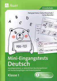 Mini-Eingangstests Deutsch - Klasse 1