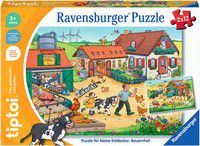 tiptoi® - Bauernhof - Puzzle für kleine Entdecker - 2 x 12 Teile