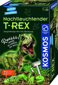 Nachtleuchtender T-REX - Ausgrabungs-Set mit Werkzeug