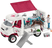 Schleich -  Mobile Tierärztin mit Hannoveraner Fohlen - Horse Club