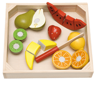 Spielzeug-Schneide-Set Obst, 19 Teile