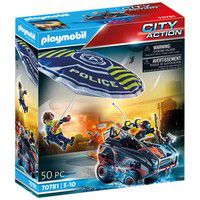 PLAYMOBIL® - Polizei-Fallschirm: Verfolgung des Amphibien-Fahrzeugs 