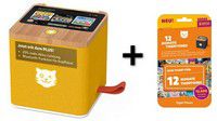 Bundle: tigerbox Touch PLUS (gelb) im Set mit 12-Monate tigertones tigerticket- Neue Version mit Bluetooth