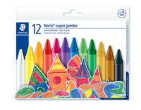 STAEDTLER 226 NC12 - Noris Club Super Jumbo Wachsmalkreide, 12 Stück im Etui