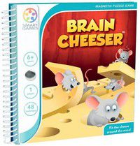 Brain Cheeser - Magnetisches Puzzle-Reisespiel von Smart Games ab 6 bis 10 Jahren